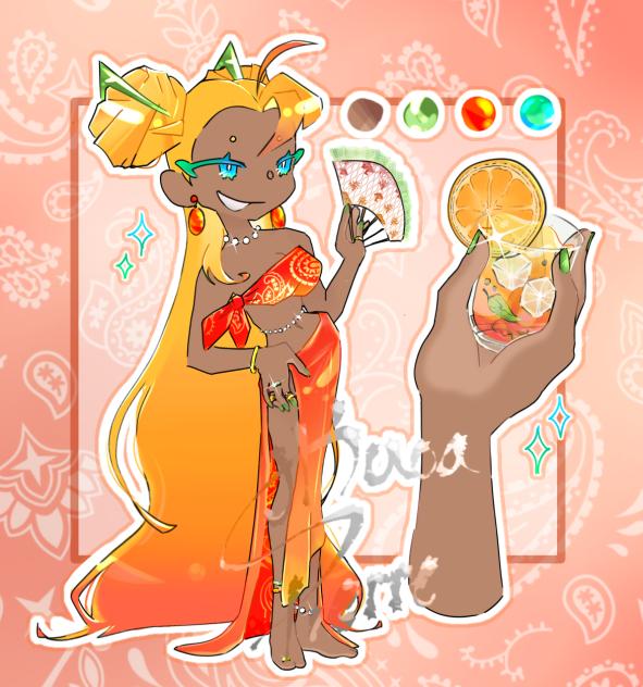 A colorful drink🍹✨