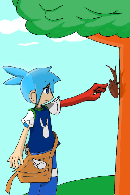 夏だー、虫とりだーー!  (シグ)