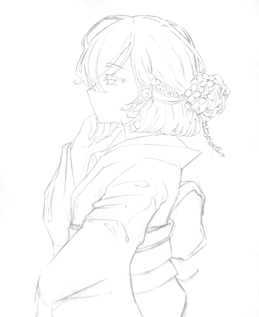 線画10