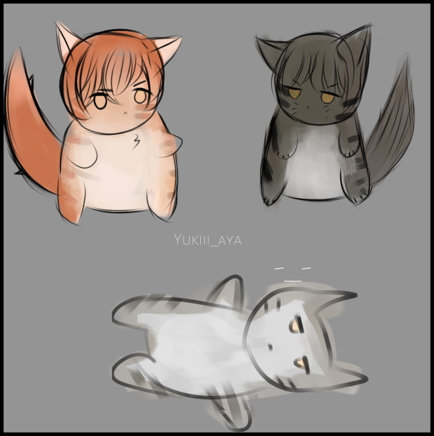 My cats - ibisPaint