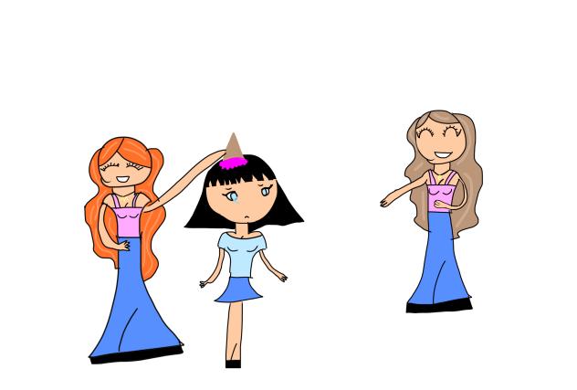 Girl getting bullied