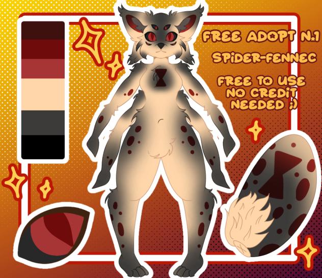 Free Adopt! ~ Spider-Fennec