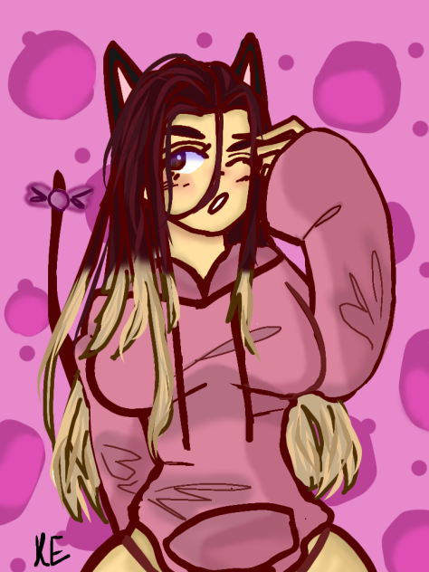 my friend oc redraw - ibisPaint