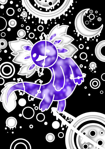 Axolotl of the night 🌙