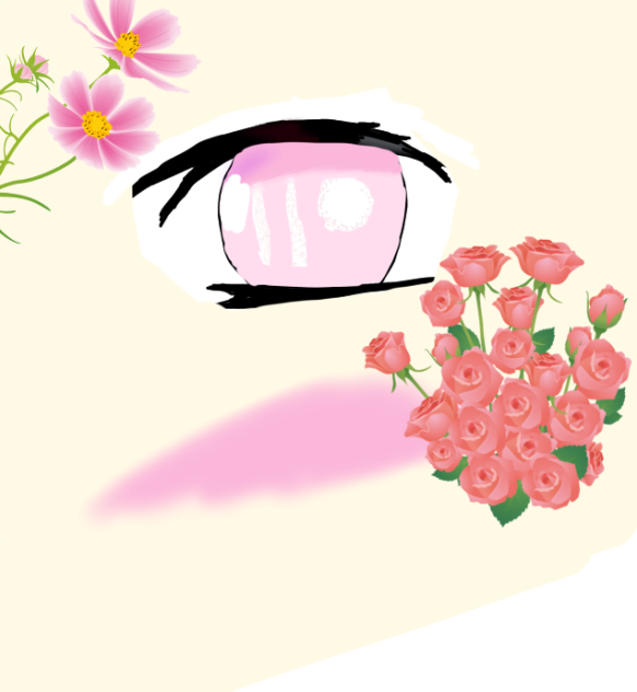 The eye of flower 🌸 - ibisPaint