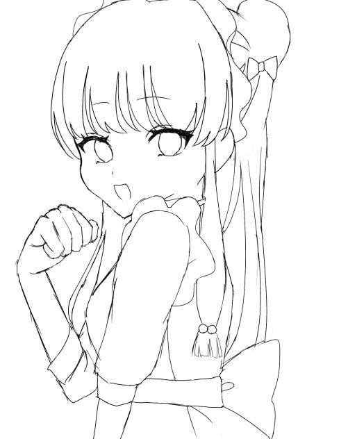 シャンプー線画