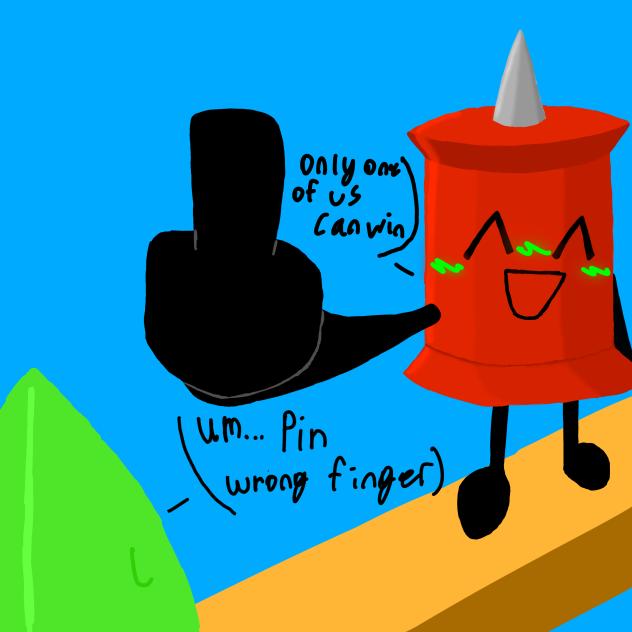 Um… pin wrong finger