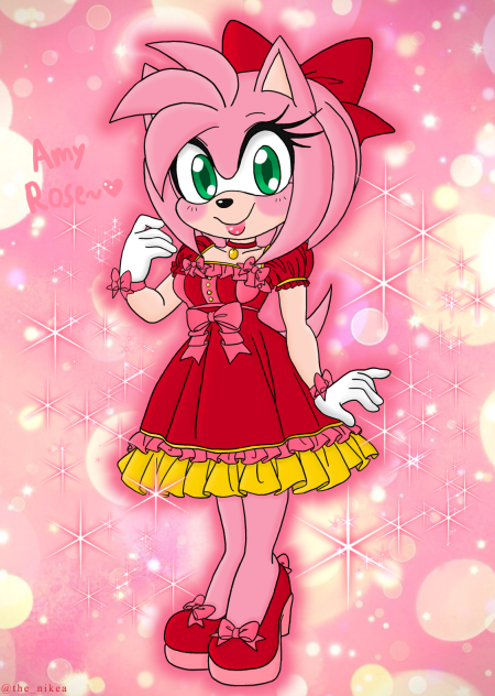 Amy in a Beautiful Dress 🌹