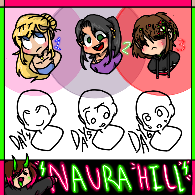 Day 1-6 💚 ️ - ibisPaint