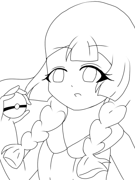 リーリエ(線画)
