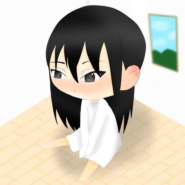 彼氏のワイシャツを着る女の子