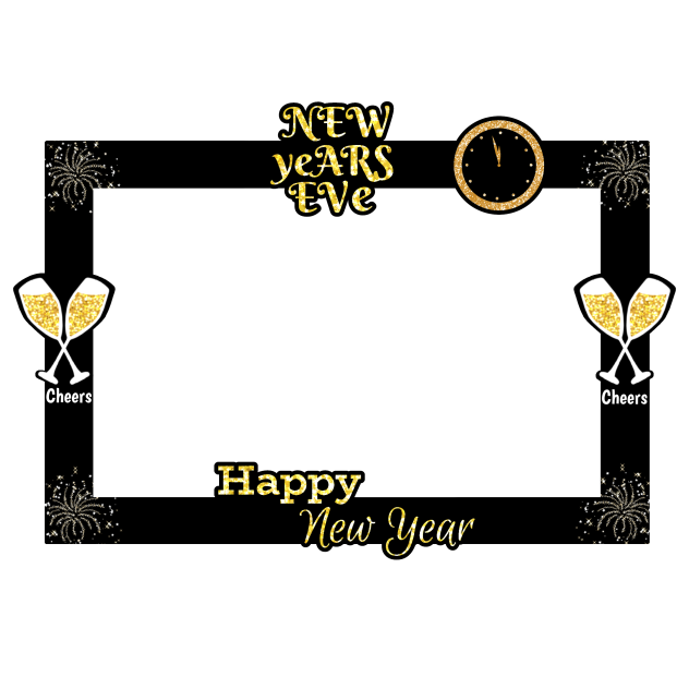 New year's photo booth