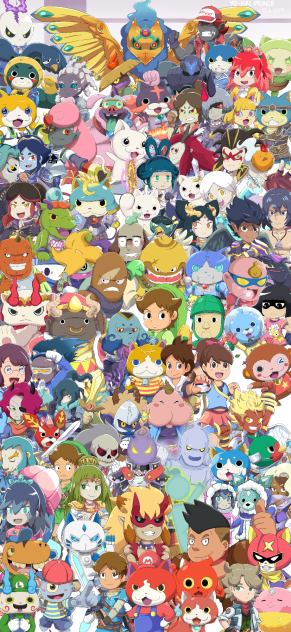 SSBU x YKW (iPhone XR wallpaper size)