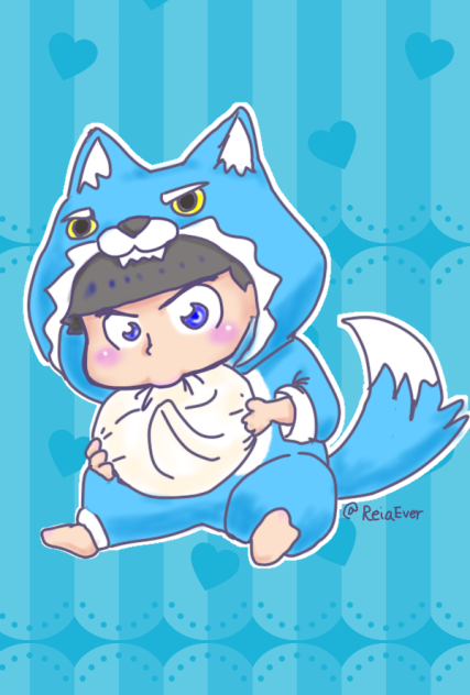 次男と肉まん