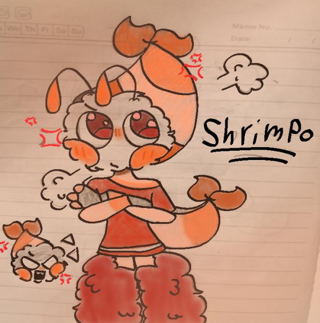 og drew on paper i colored it in lolz