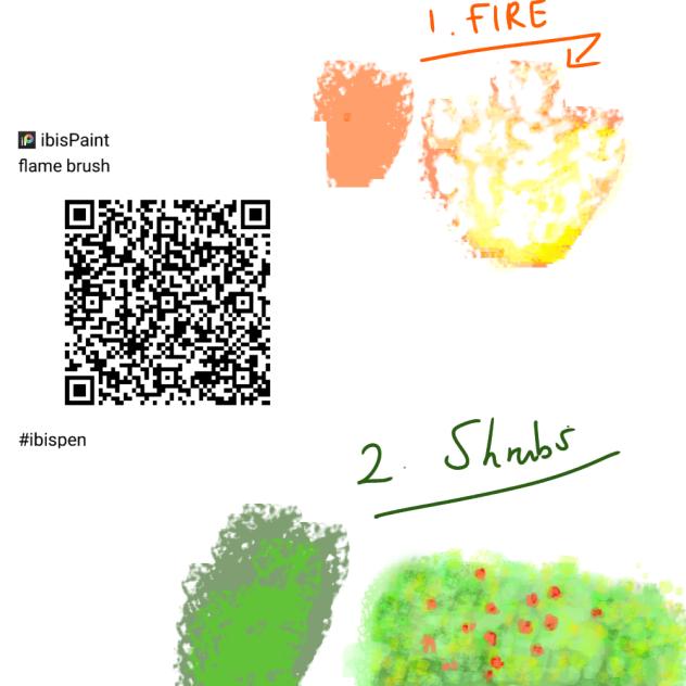 Flame brush