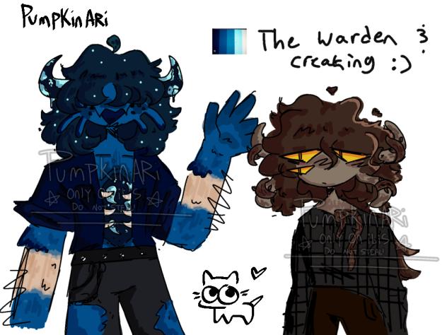 (Old art) Warden and creaking 🐾