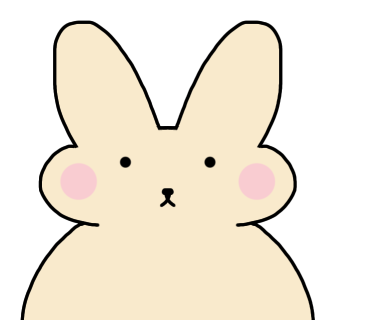 結果的に無個性なうさぎになってしまいました！