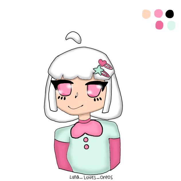 I drew a girl OwO