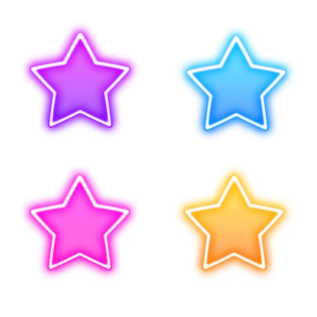 Star 1 neon icons2