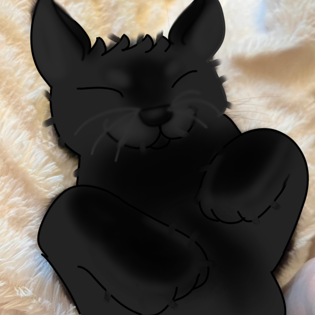 Trying to make a photo of a cat cartoony