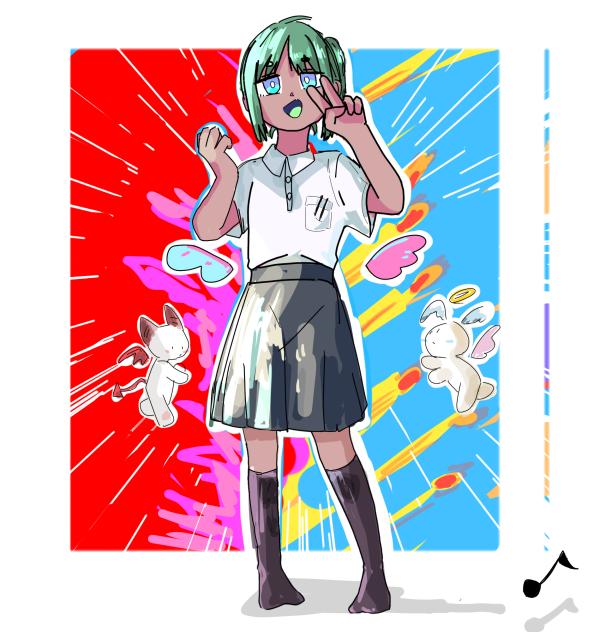 普段描かない子