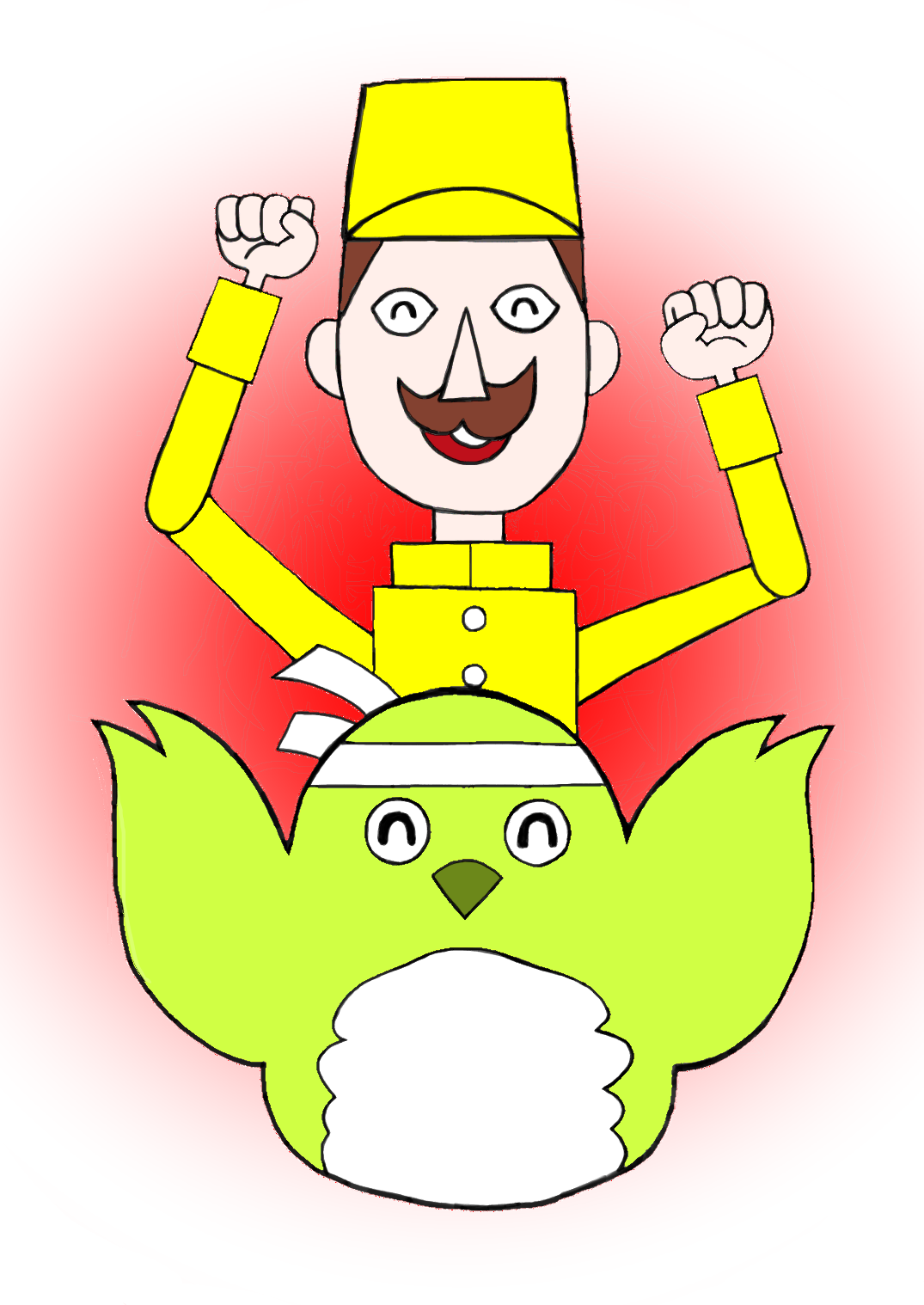 めじろんとレルヒさん Ibispaint