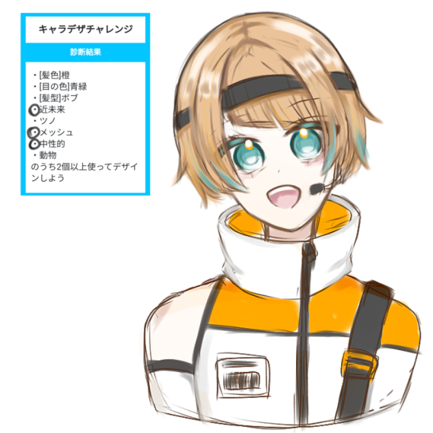 ワンドロ×キャラデザチャレンジ①