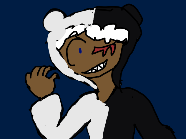 Monokuma as a human