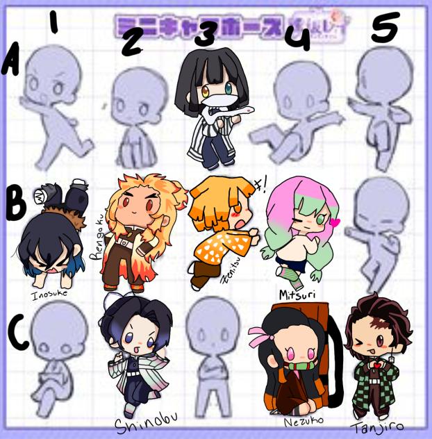 Demon Slayer chibis!!