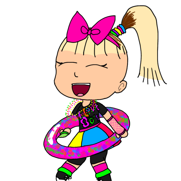 80’s pop outfit jojo siwa