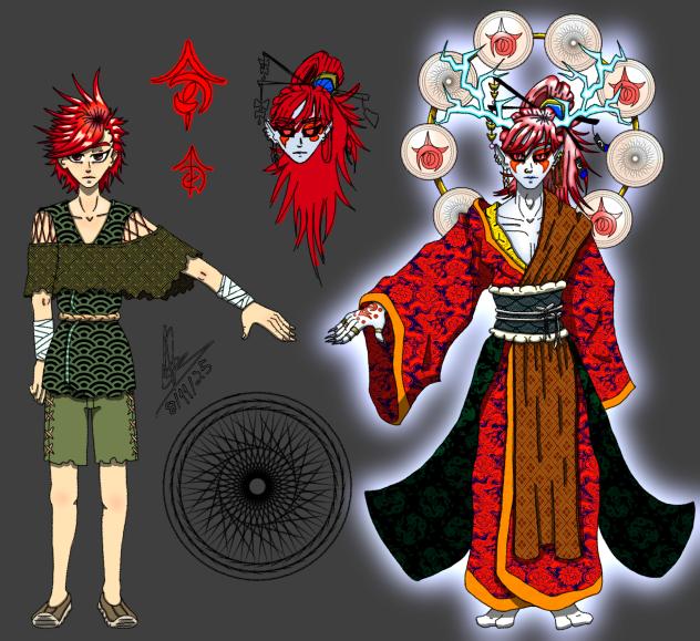 Ideia de design de personagem original 1