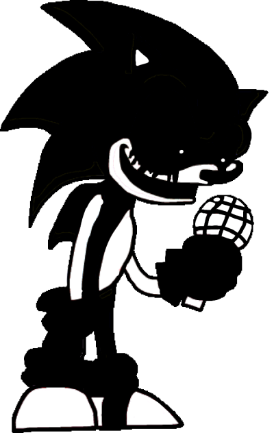 black and white sonic.exe