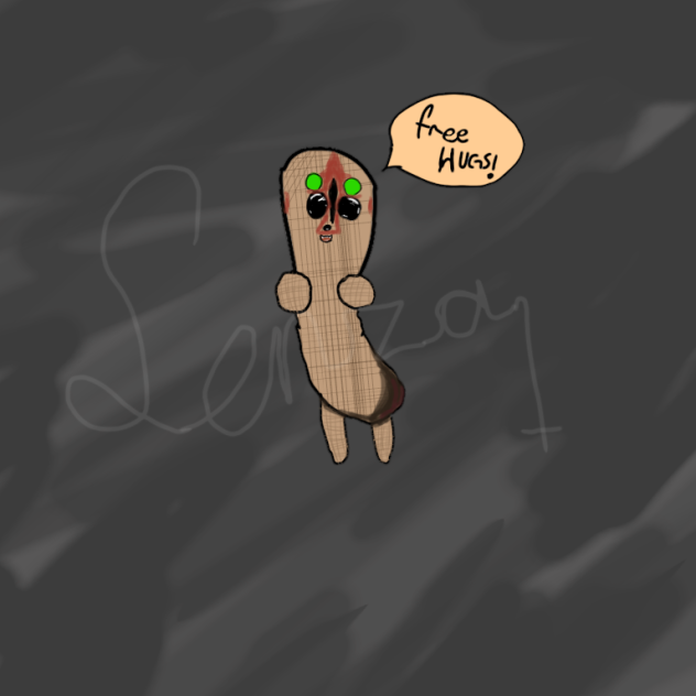 SCP-173 Drawing By SenzaSugaR