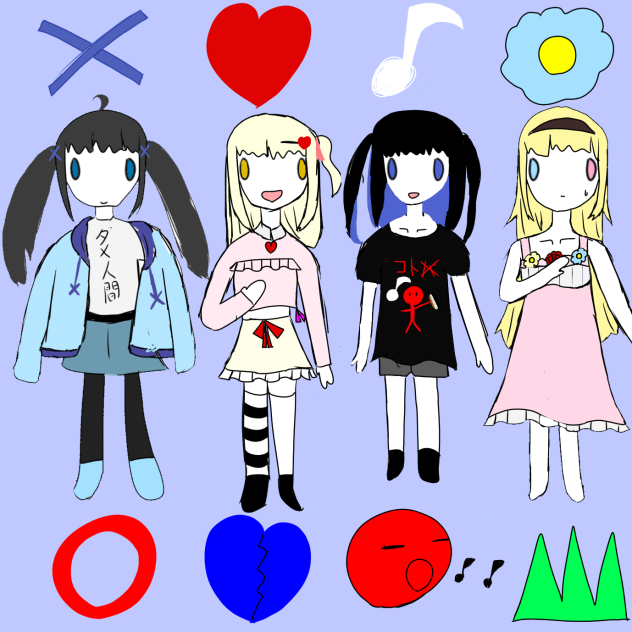 おふざけで描きました！