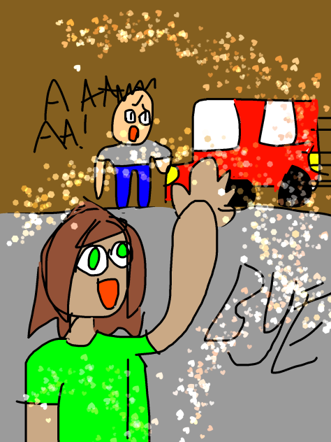 Girl waves guy gets hit by car requested
