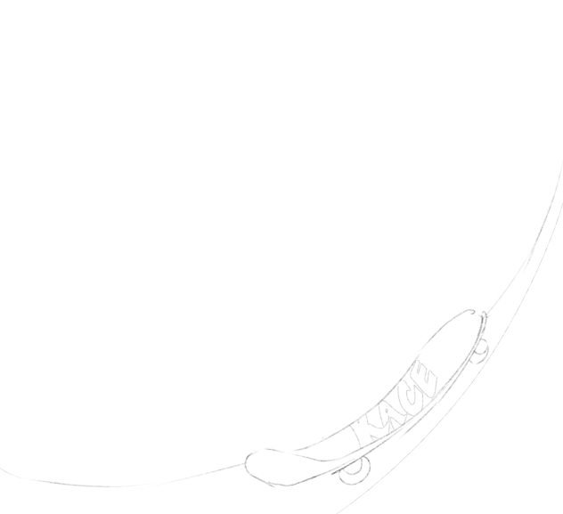 A skateboard
