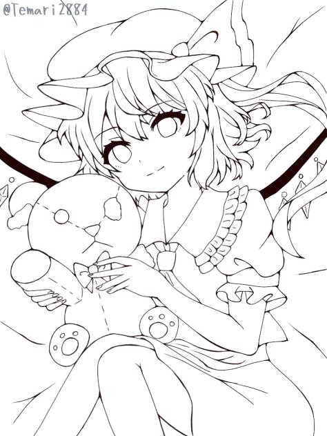 東方塗り絵