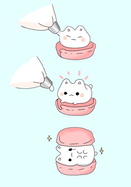 Macaroon Kitty❤️