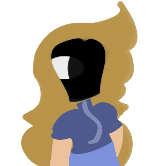 Maria in my new style of art