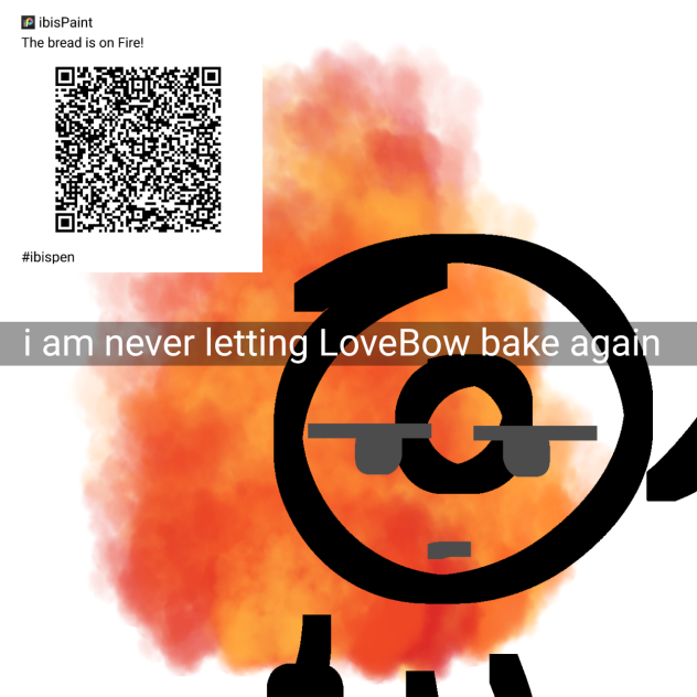 The bread is on Fire! QR Code