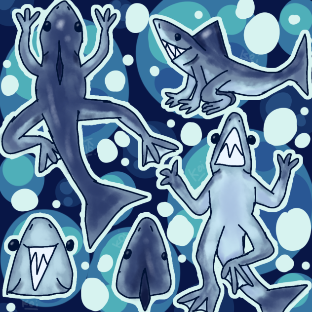 frog shark