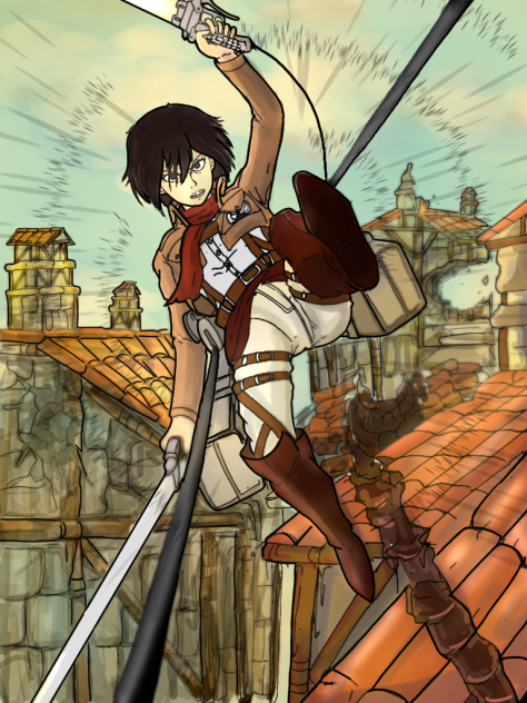 mikasa(attack on titan)