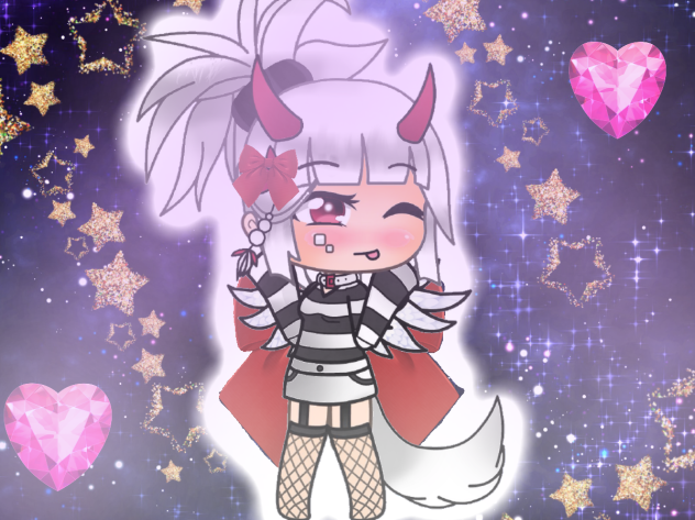 White red girl fan art