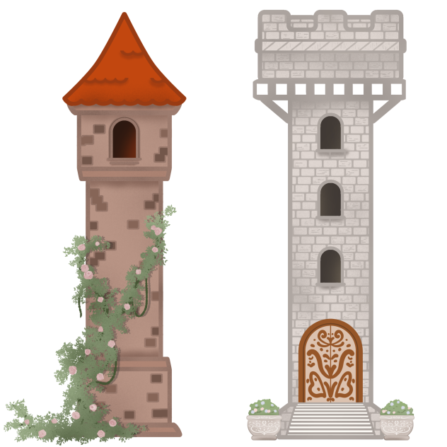 Colored Witch Tower