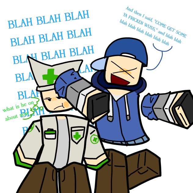 Taunt ranting to Caretaker