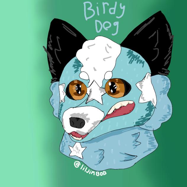 birds dog fan art