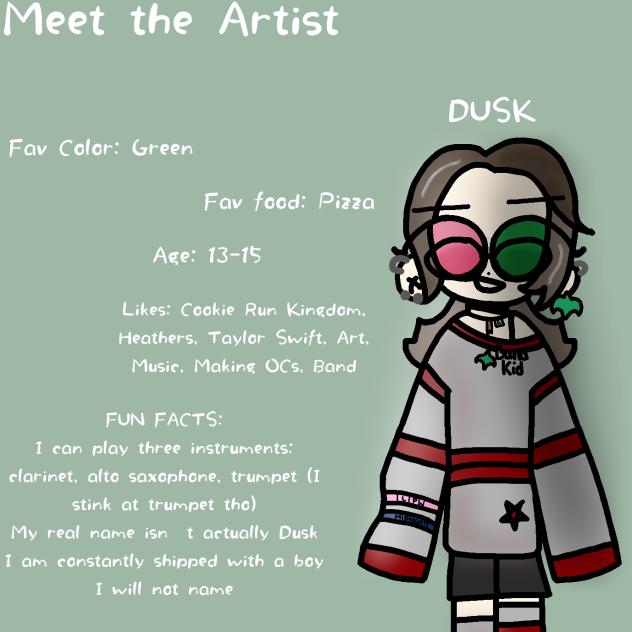 decided to make a meet the artist