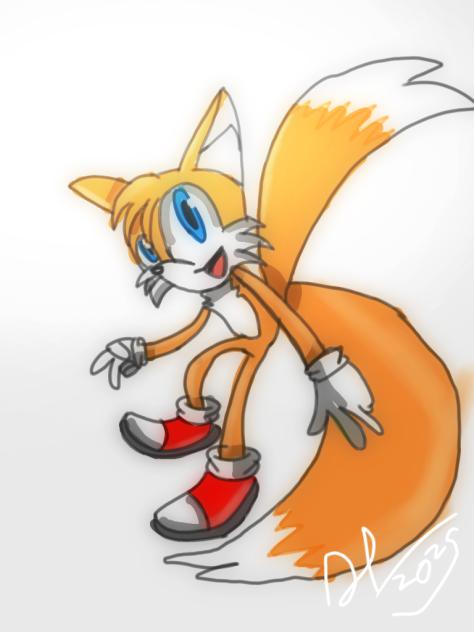 tails meu novo estilo de arte