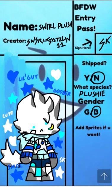 BFDW Entry (Swirl Plush)